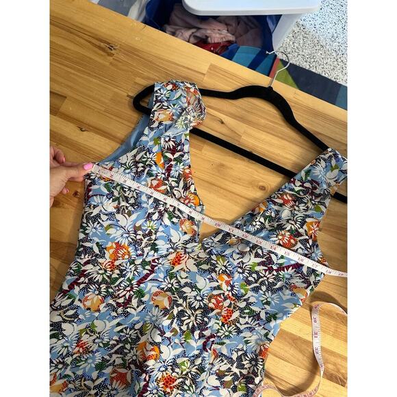 SALONI Floral Midi Dress - Multicolor - Picture 6 of 7